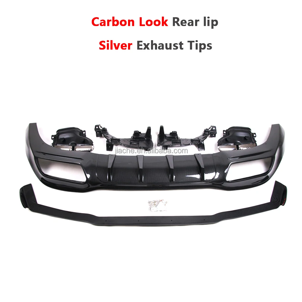 PP Black Rear Diffuser Exhaust Tips for Mercedes Benz a Class W177 A180 A200 A250 A35 2019 2020 Back Bumper Lip Guard