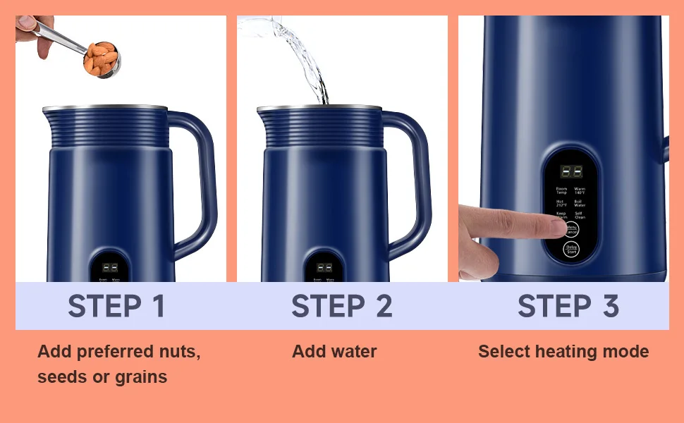 Soy Milk Maker Machine Vegan Nut Milk Maker Machine Almond Oat Milk