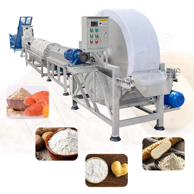 HNOC Cassava Process Machine Complete Tapioca Starch Process Line India Potato Starch Process Plant Price