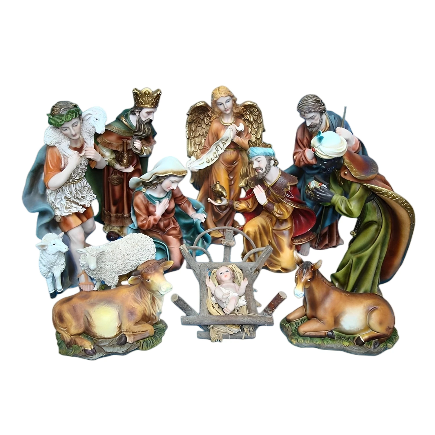 Large Life Size Christmas Figurines Outdoor 100cm Big Size Nativity