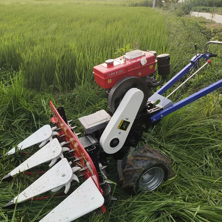 Mini Manual Wheat Cutter Tractor Mounted Corn Harvester Combine Grain Machine For Rice Sale