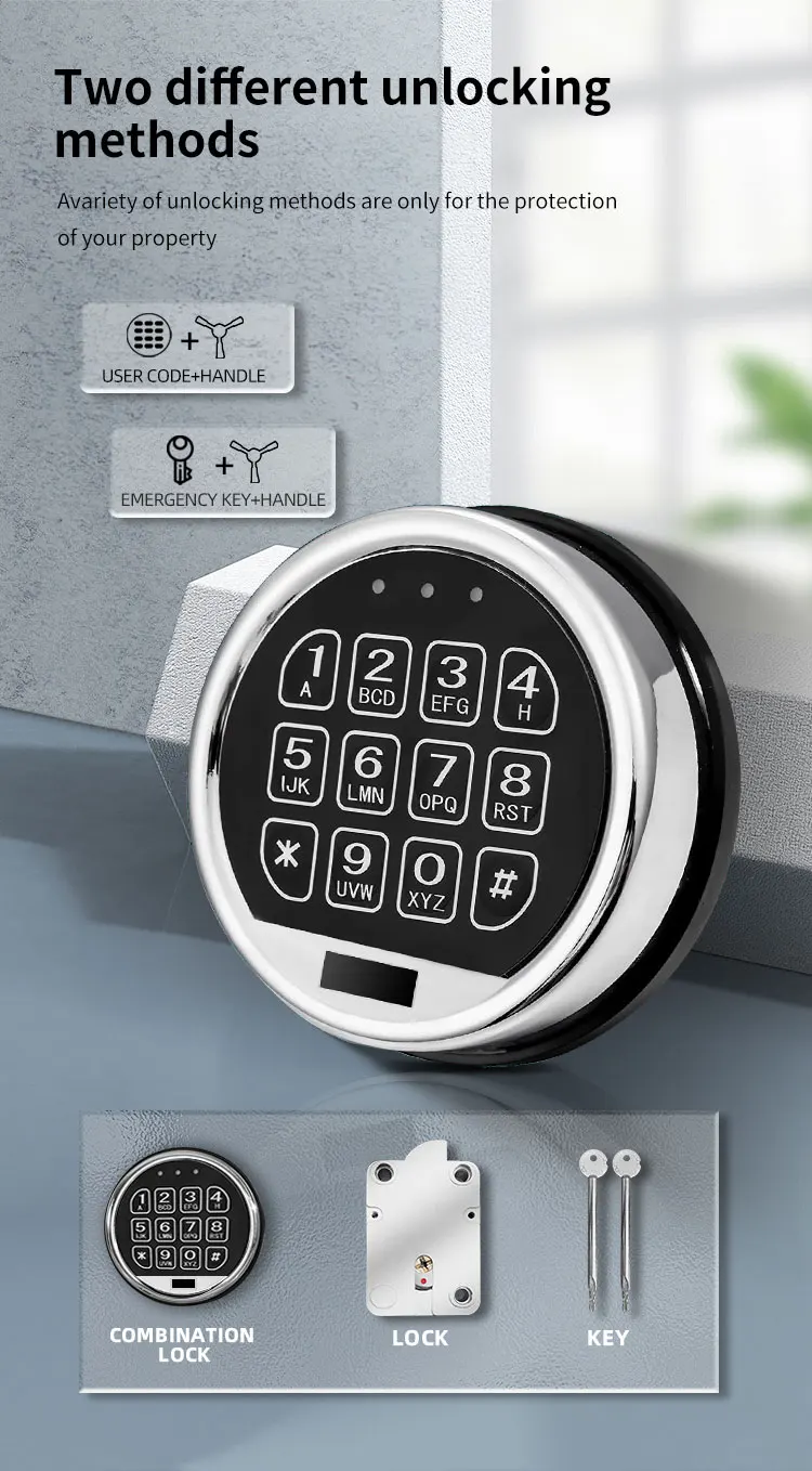 CEQSAFE Black Heavy Duty Fireproof Fire Resistant Welded Home Gun Safe Box manufacture