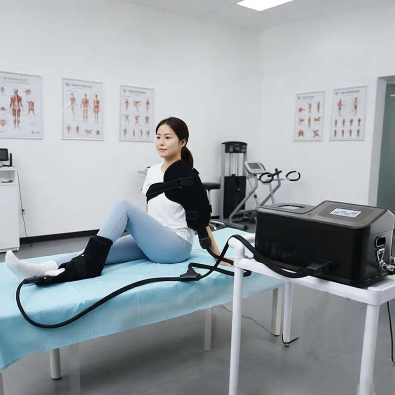 Maszyna do terapii zimnem/gorącem bez wykorzystania lodu dla barku, brzucha, kolana i kostki
