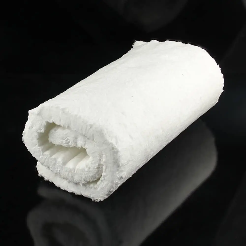 High-silicon Glass Fiber Deedle Felt Glass Wool Roll Fiber Glass High-density 50mm Ceramic Fiber Thermal Insulation Sheet