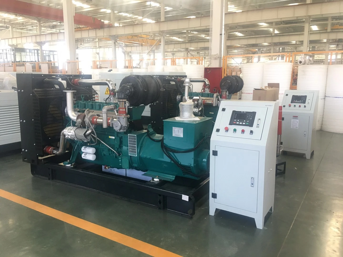 80kw 100kw 120kv 125kva 150kw 200kw 250kw 300kva Industrial Silent Natural Gas Biogas LPG Generator with CHP