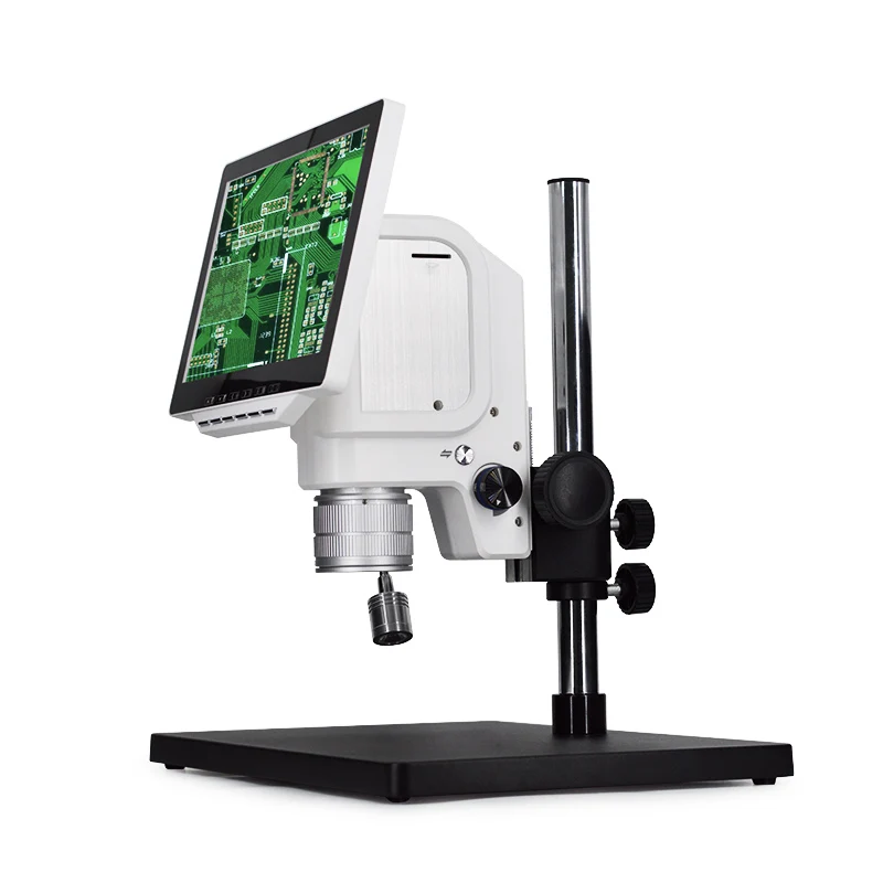 Integrated digital microscope Integrated Digital LED Light Source Stereo Video Microscope Monocular Drawtube Optical Usage