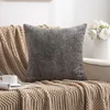 Dark gray-pillow cover