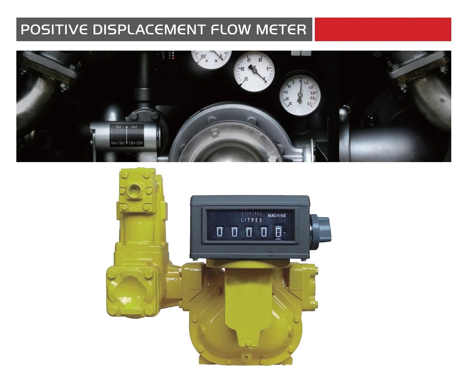 Lc Flowmeter Highprecision 2" Cast Iron Positive Displacement Flow Meter 2 Inch Pd Flow Meters