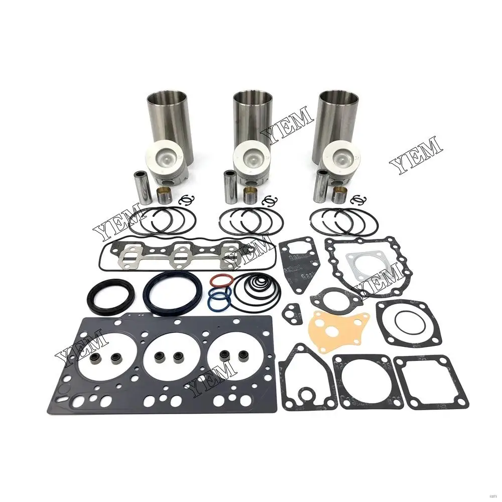 3TNE78 Overhaul Kit With Cylinder Gaskets Set Piston Rings Liner for Yanmar High Quality Diesel Engine Parts