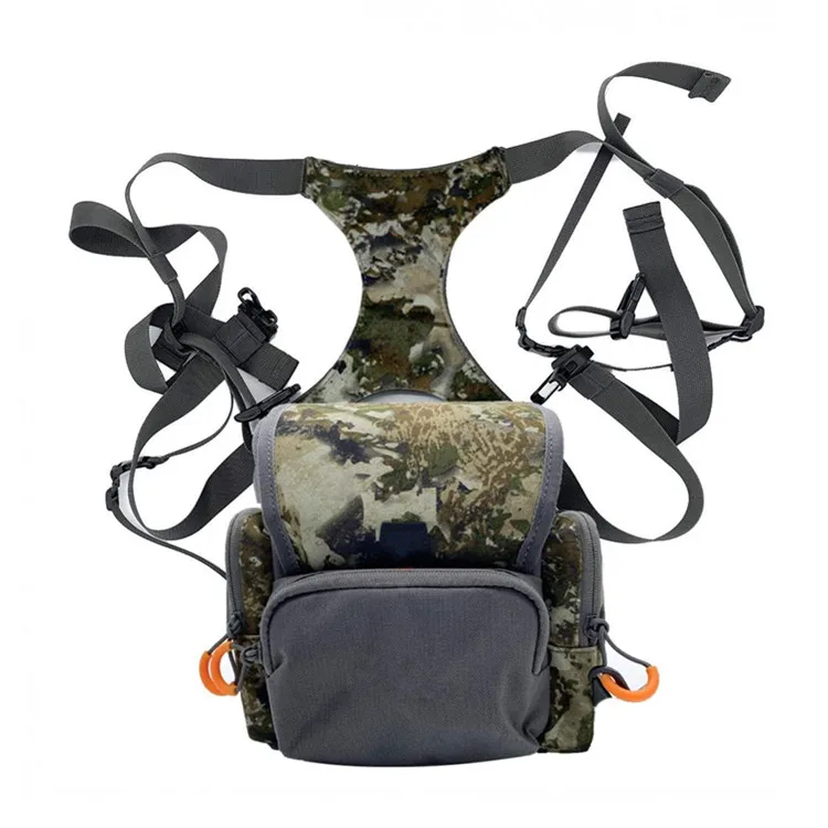 Outdoor Hunting Waterproof Camo Bino Harness Case Pack Binocular
