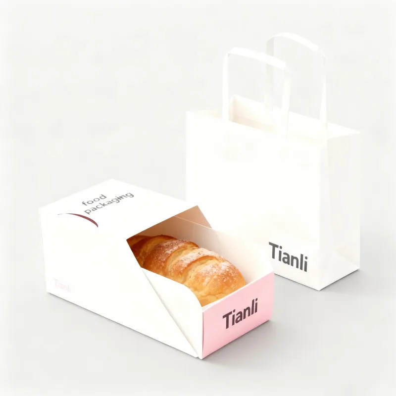 使い捨てテイクアウト食品包装｜カスタマイズ可能・リサイクル可能な大豆インク・UVコーティングクラフト紙ボックス｜ファストフード向け折りたたみ式包装ボックス