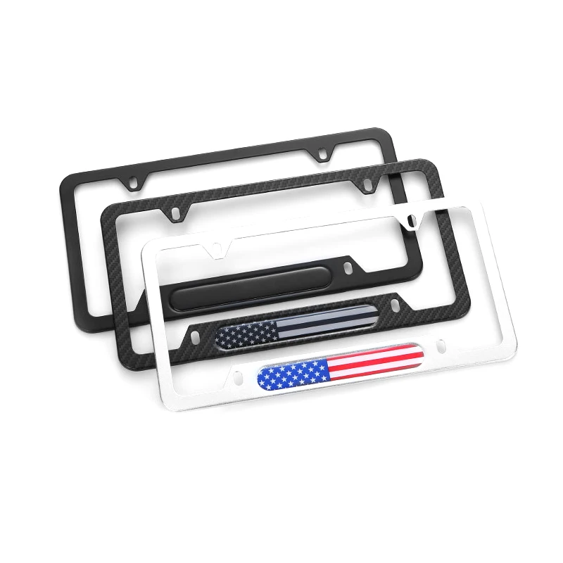 Custom logo Number Plate Holder License Plate Frame factory