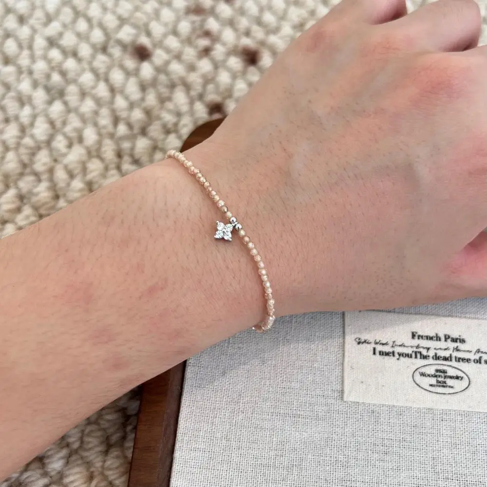 KAKODIY Thin Star Zircon Women's Bracelet 925 Sterling Silver Jewelry Bead Chain Bracelet detail 6
