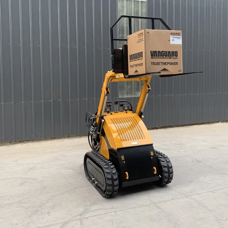 China Best Price Mini Loader 25HP 45HP 60HP Small Skid Steer Front End Loader Mini Skid Steer Loader with Bucket