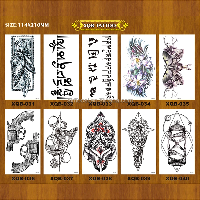 3d Temporary Tattoo Sticker Wholesale Manufacturer Custom Temporary
