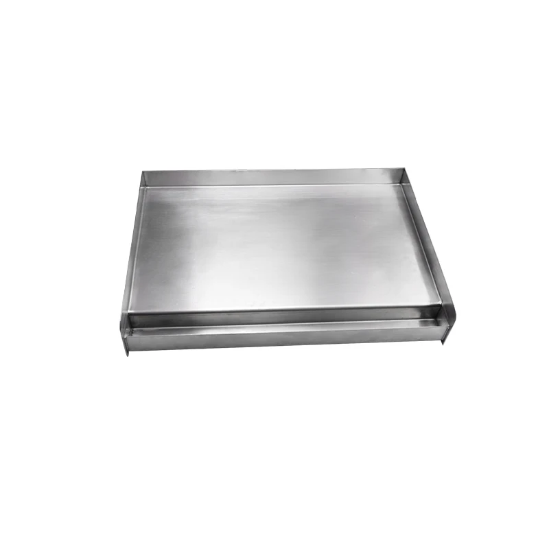 Stainless Steel Universal Griddle Flat Top Grill With Grease Tray Fit