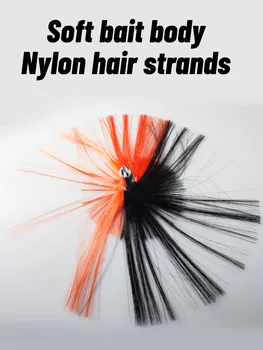 PP Swim Bait Artificial Hard Bait Tuna Trolling Lure with Nylon Hair for Sea Fishing – Trolling Lure – view 4