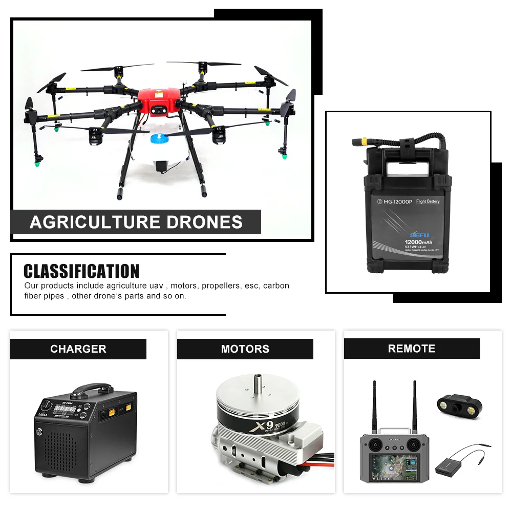 Factory sale 8-axis 10L agricultural sprayers drone retail agriculture drone sprayer factory