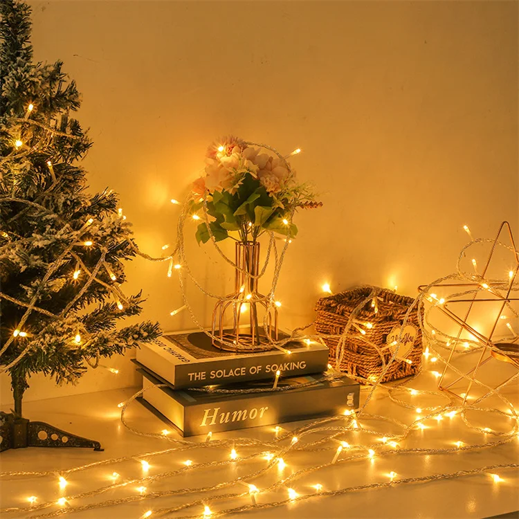 LED String Home fairy Light Waterproof 3V AA Battery case for Christmas Fairy Lights Holiday Wedding Decoration