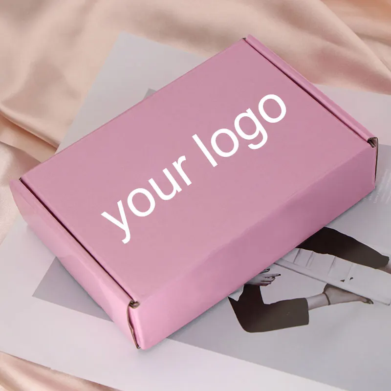 Custom Size Logo Printing Shipping Box Jewelry Clothes Sunglass Women Under Wear Shipping Mailer Box Corrugated Mailer Boxes