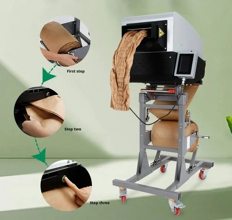 Factory Direct Sale Manufacturing MachineSource Heavy Duty Paper Tanning Machine Cushion Filling Kraft Paper Pad Making Machine