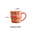 Red  colorful jane rock mug