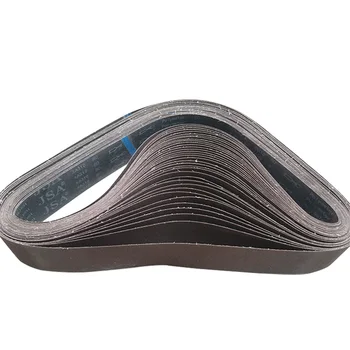 Factory Made 4-inch Aluminum Oxide Grinder Belt Abrasive Grinding Belts Tape Sand Belt for Metal
