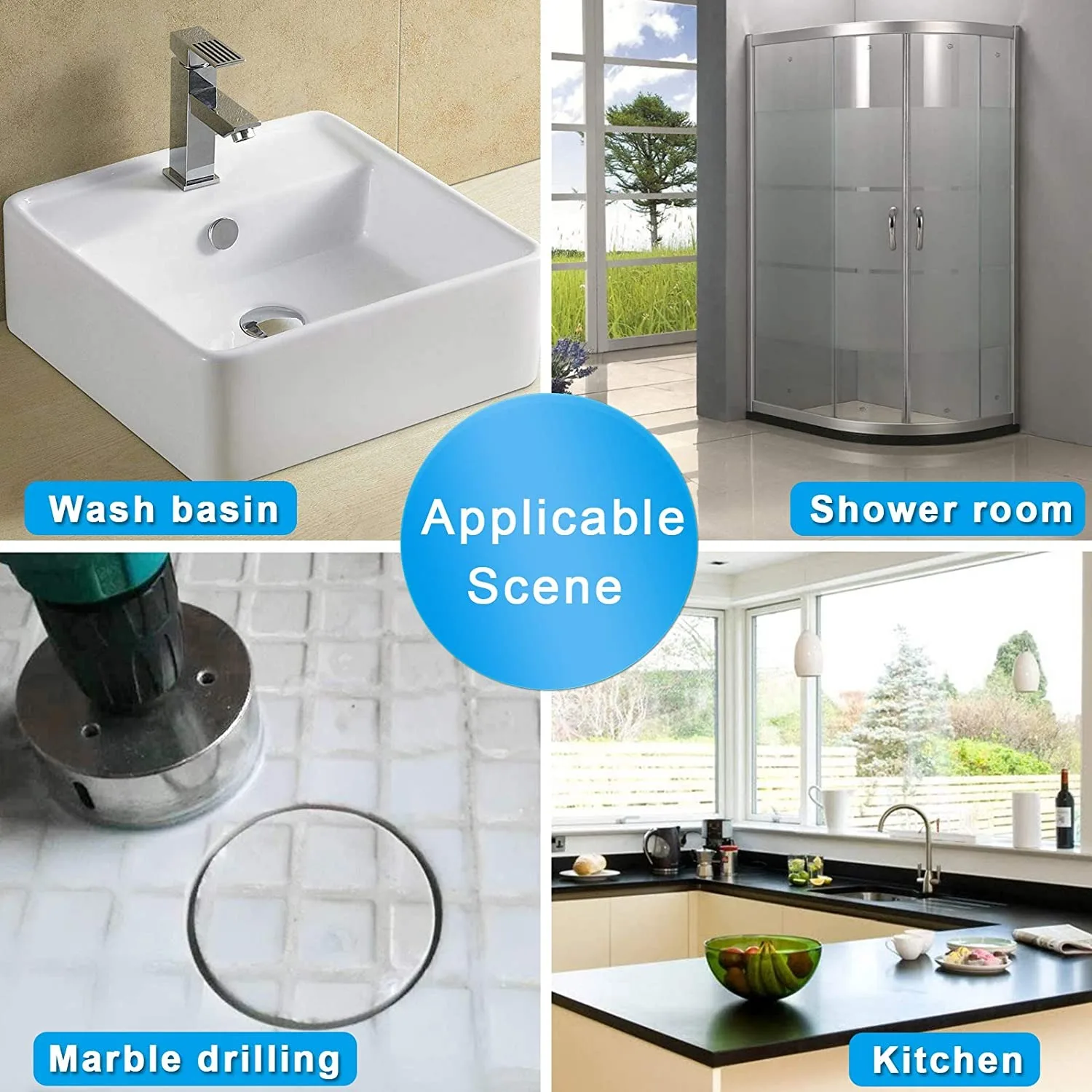 John Tools Hole Saw Guide Adjustable Hole Saw Centering Locator Suction