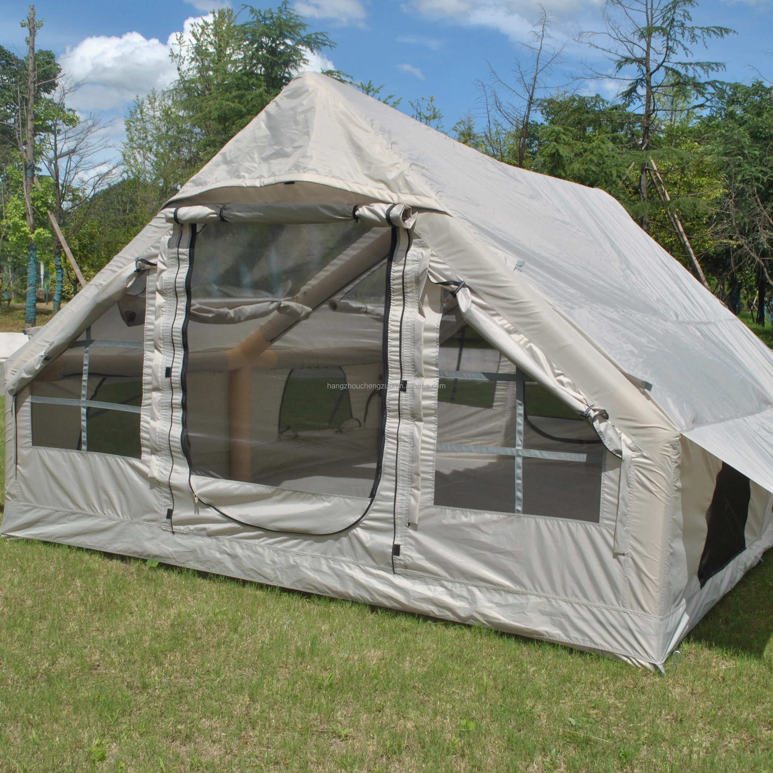 13' X 10' Aufblasbares Campingzelt für 8-10 Personen, Großes Aufblasbares Zelt, 4-Jahreszeiten Aufblasbare Zelte, Aufblasbares Kabinenzelt – Detail 5