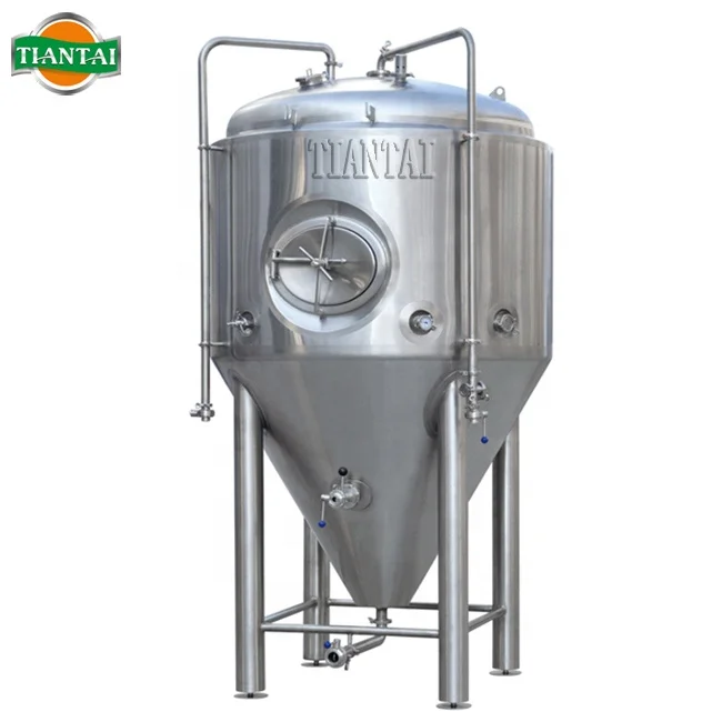tiantai 1500l 15hl stainless steel jacketed