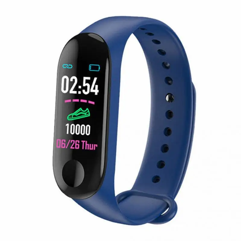 M3 Plus Smart Bracelet Heart Rate Blood Pressure Health Waterproof Smart Watches M3 Pro Watch Wristband Fitness Tracker