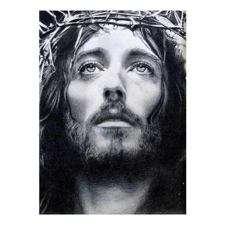 Jesus-Full Round Diamond Painting 40*80cm