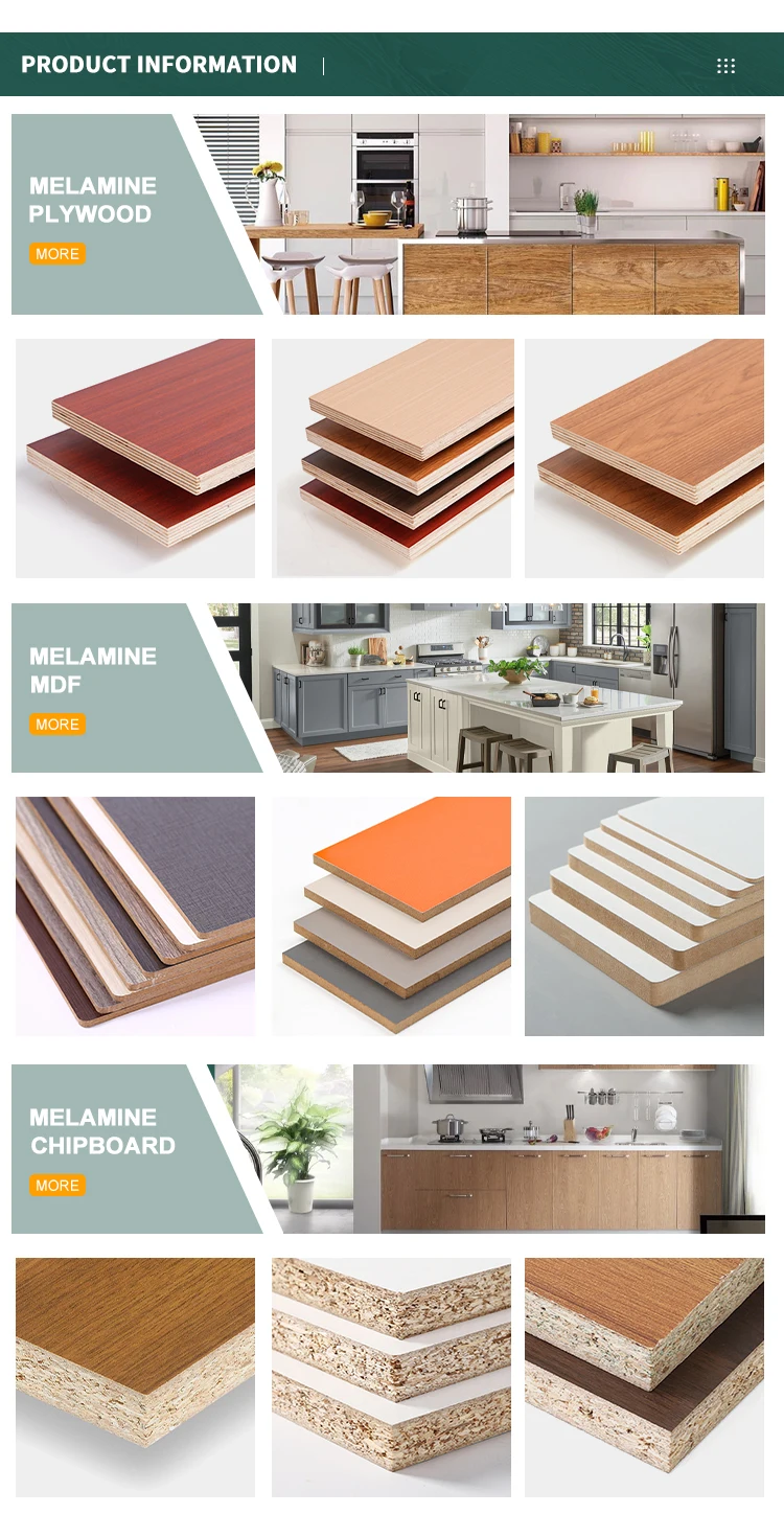 factory direct sales 6mm white melamine double faced chipboard