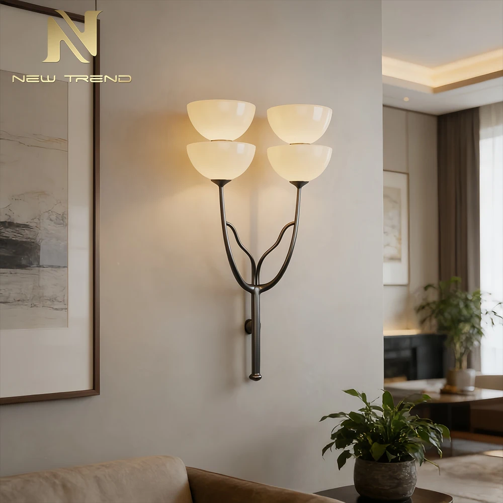 Applique murale CPL-477 moderne inspirée d’une branche d’arbre organique – Éclairage LED sculptural mat noir pour hall d’hôtel et couloirs