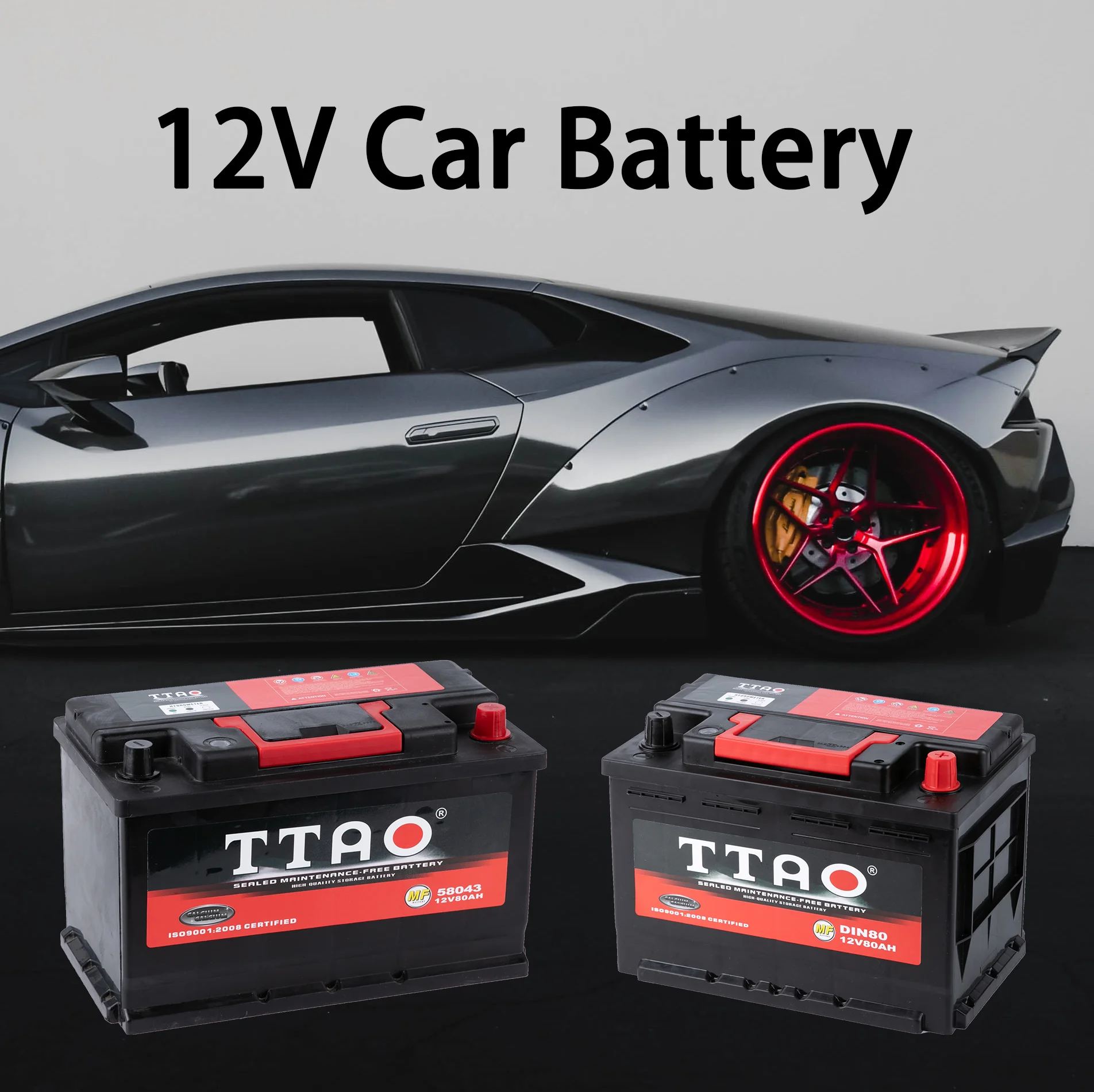 Advanced Technology 12V Car Battery 100ah Lead Acid New Car Battery N100 for Starting Car