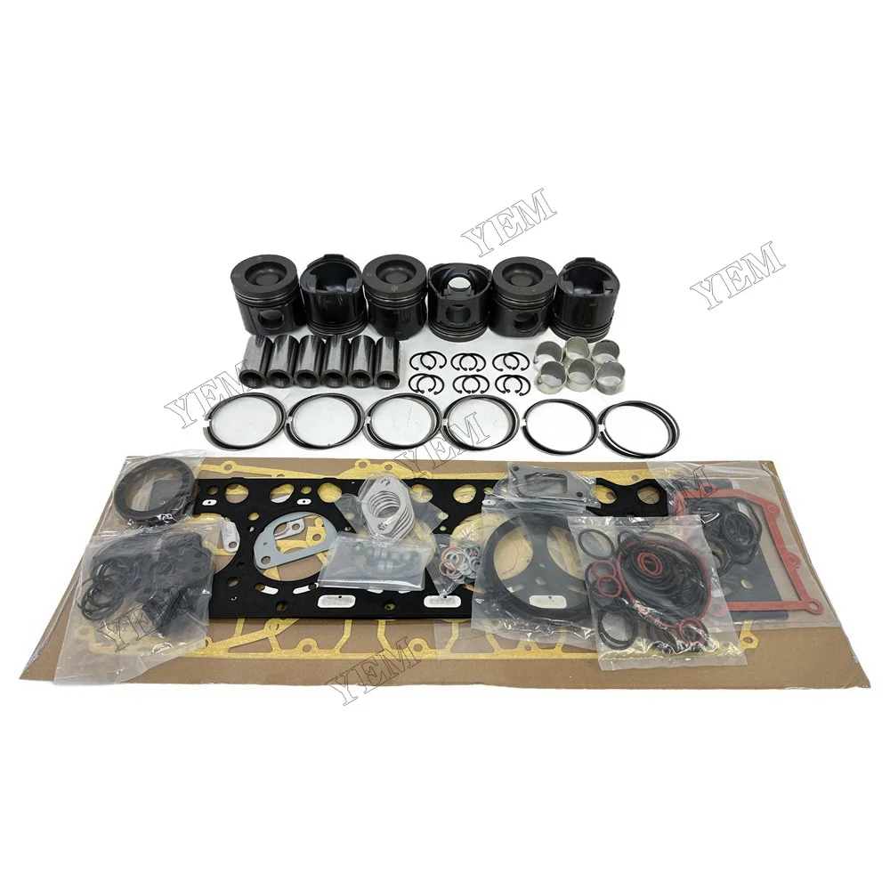 Stock Complete Rebuild Kit With Piston Ring Gaskets Suitable for Volvo D6D High Performance Engine Parts 4