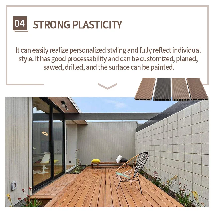 SONSILL Environmentally Friendly Outdoor WPC Composite Decking Exterior ...
