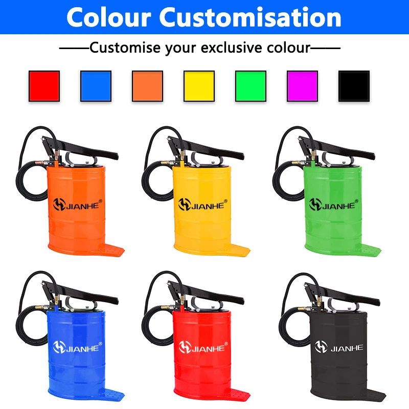 Manual Grease Pump 6L 10L 16L 20L Hand Operated Manual Grease Bucket Pump with Capacities 3kg/4kg/6kg/8kg/10kg/12kg/20kg