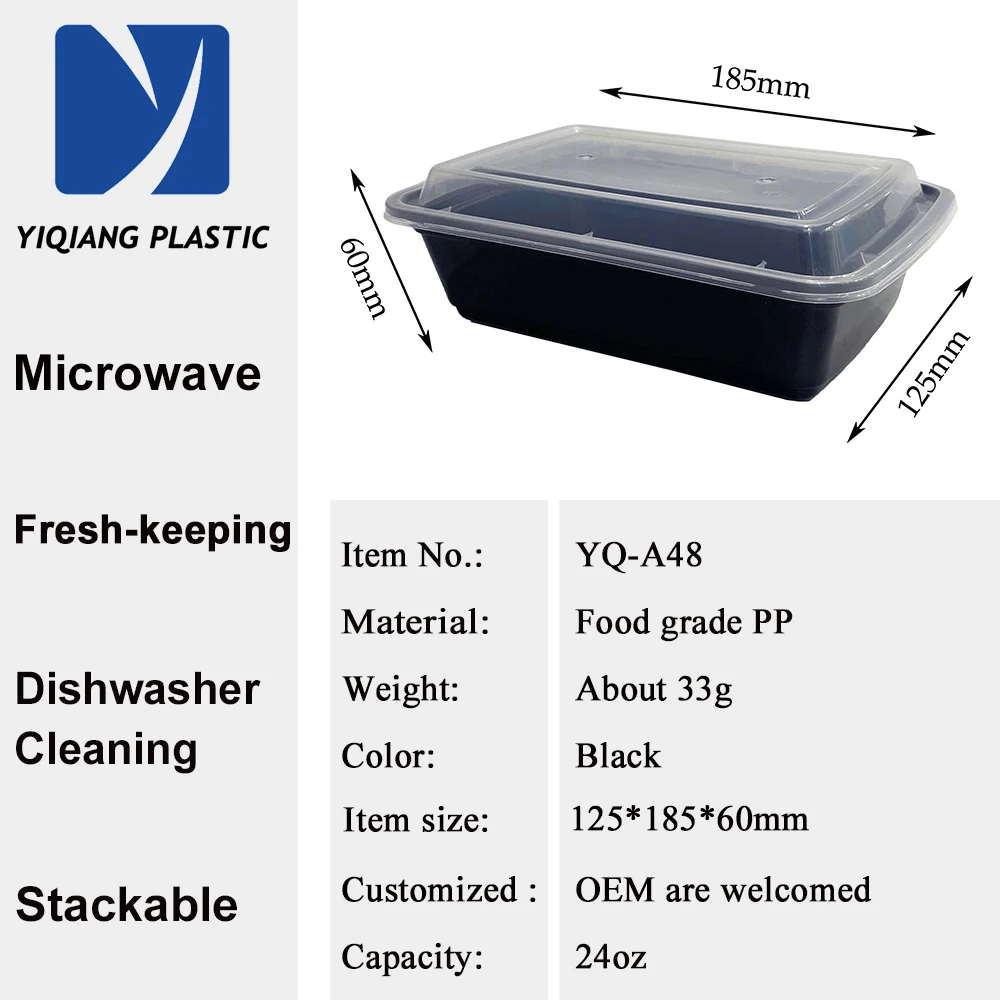 Yiqiang OEM/ODM Recipientes Desechables Para Comida Wholesale Transparent  Square PP Plastic Microwave Disposable Food Container - Buy Yiqiang OEM/ODM  Recipientes Desechables Para Comida Wholesale Transparent Square PP Plastic  Microwave Disposable Food