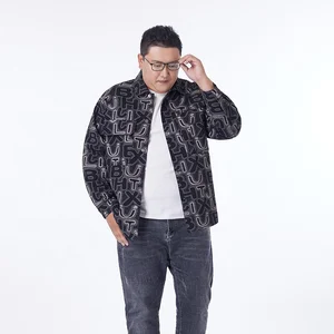 New Vintage Print Plus-size Denim Jacket Spring and Autumn College Style Casual Fashion Jacket Customized