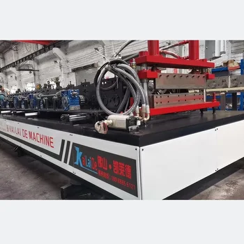 Shelf Box Panel Making Machine Metal Supermarket Storage Rack Upright Roll Forming Machine