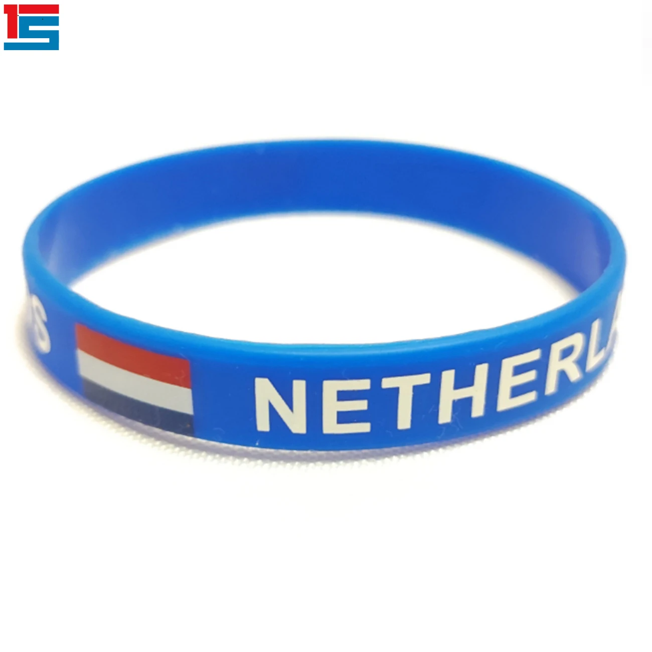 Promotion Custom World Countries Flag Wrist Bands Romania Silicone Bracelets Wrist Band for Sports Team