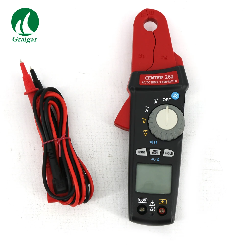 Digital Clamp Meter amperimetro tong tester pinza amperometrica DC/AC Voltage AC Current Temperature Frequency Duty UA2008B