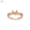 18K Solid Rose Gold
