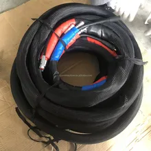 Spray foam heated hose for PU foam insulation