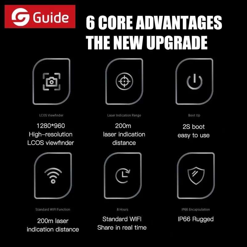 Hot Guide Td410 Outdoor Thermal Imaging Telescope Monocular Thermal