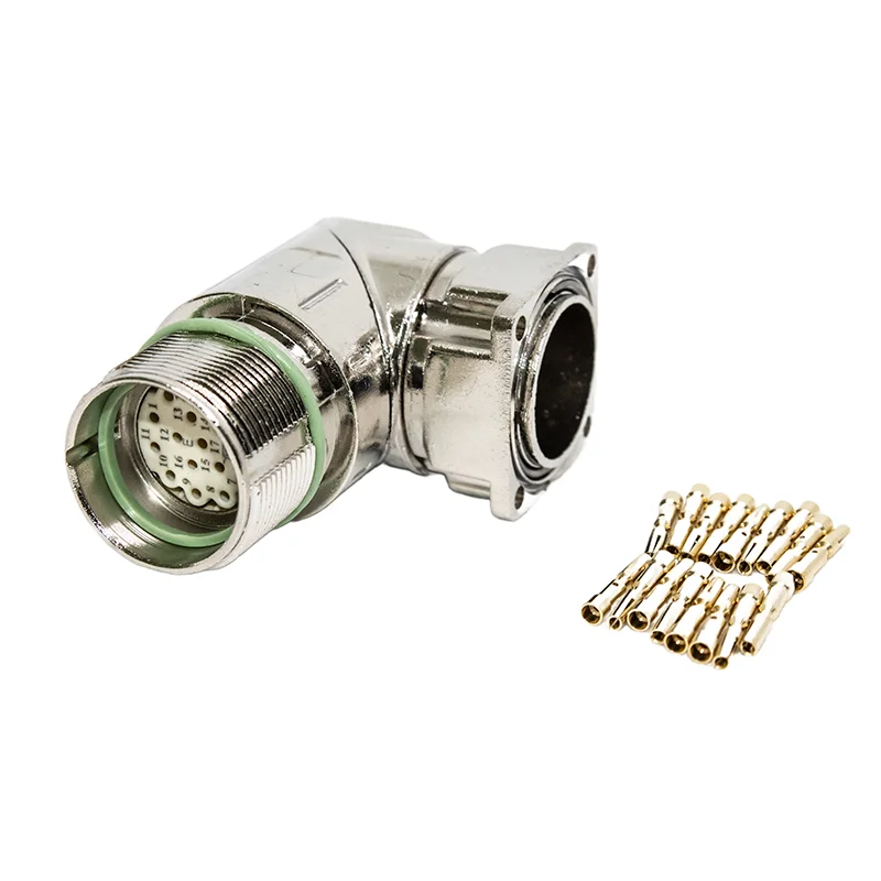 M23 Connector 17 Pin Servo Motor Encoders Waterproof Plug - Buy M23 ...