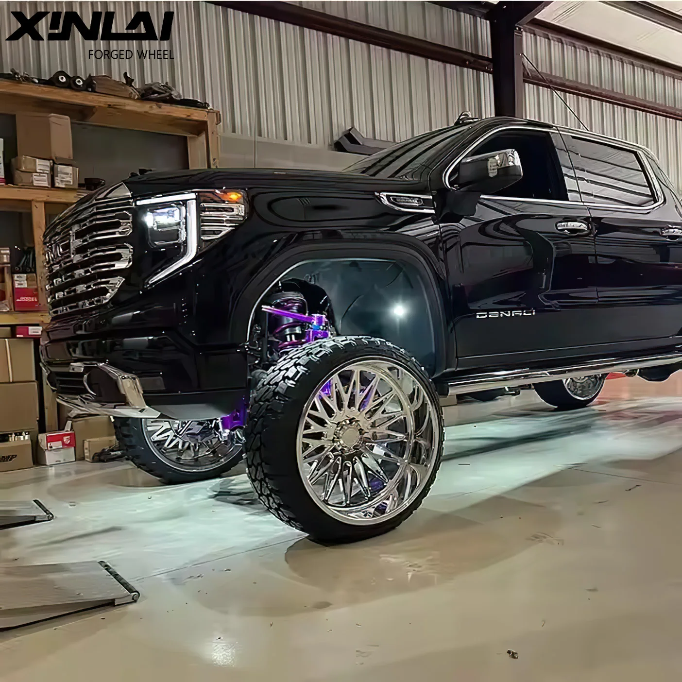 XL Deep Dish Chrome Mesh Design Off-Road Wheel 5x127 5x139.7 6x139.7 Car Alloy Wheel Rim for Toyota Hilux Jeep Wrangler - Image 5