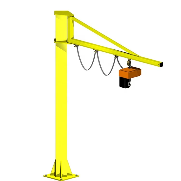 4 Ton Jib Crane Workshop Using Moveable Floor Mounted Portable 1000kg 2500kg 5000kg Jib Crane Price