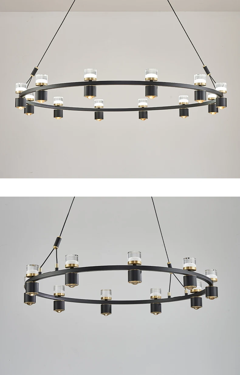 Picture of DecorBitesTM Crystal Bedroom Pendant Lights LED Modern Minimalist Indoor ...